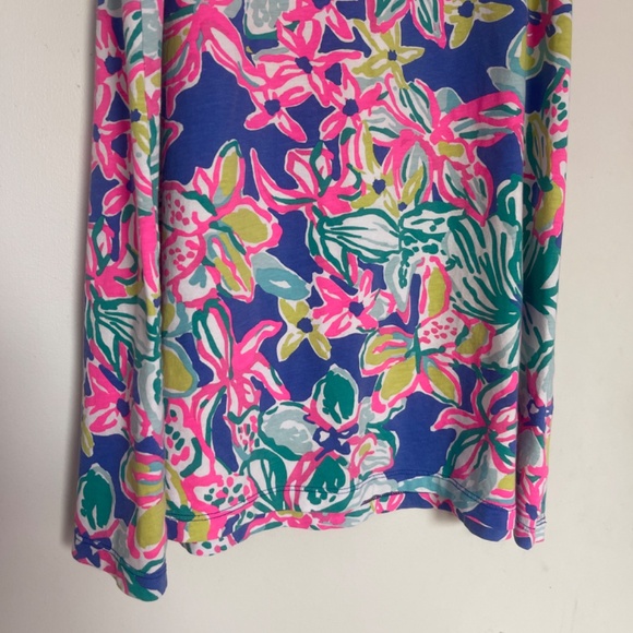 Lilly Pulitzer Cotton Sleeveless Floral Dress - Picture 2 of 7